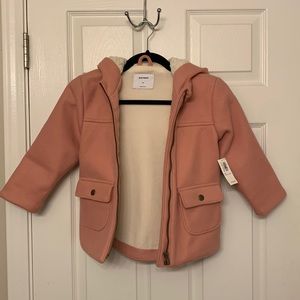 *Brand New* Old Navy - 5T - children’s hooded pink coat